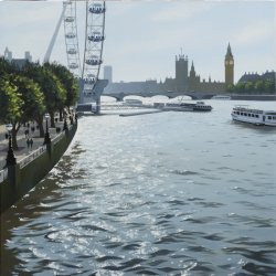 Afternoon Light On The Thames